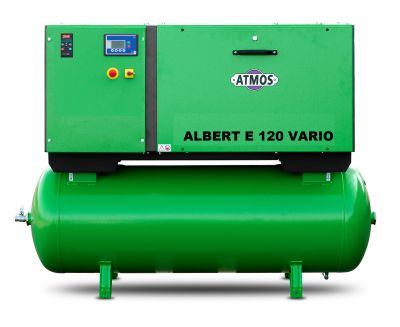 Kompresor śrubowy ATMOS Albert E120 500 Vario (z falownikiem) 13 kW